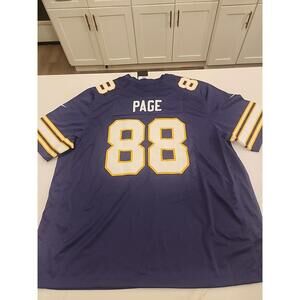 Minnesota Vikings Alan Page #88 Nike Purple Classic 2025 Retired NFL Game Jersey